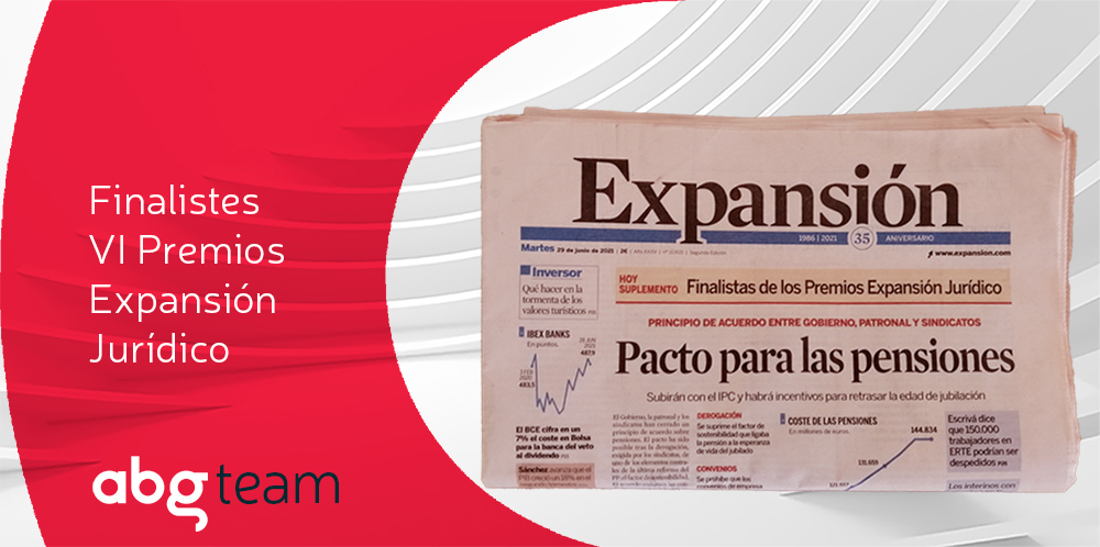 ABG IP, finalista als VI Premis Expansión Jurídico