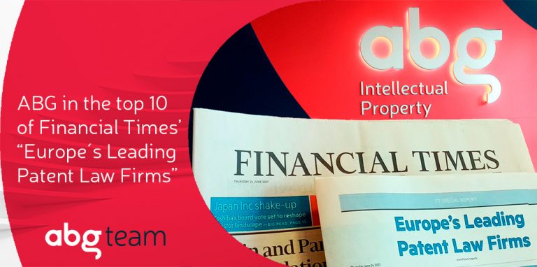 Read more about the article ABG IP establishes its position among Europe’s top 10 patent law firms, according to the Financial Times