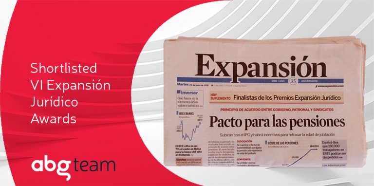 Read more about the article ABG IP, shortlisted for VI Expansión Jurídico Awards