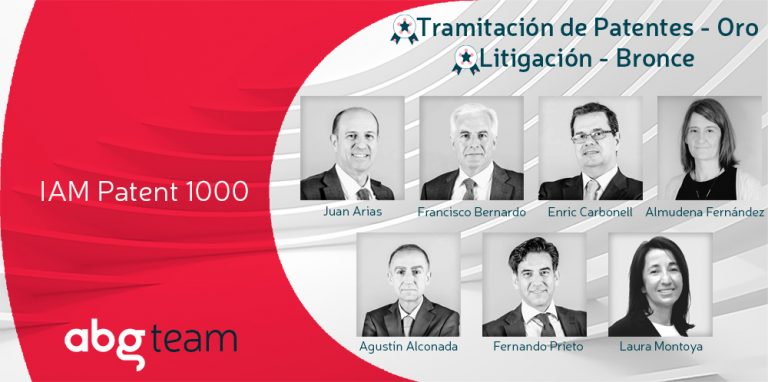 Lee más sobre el artículo ABG IP repite el oro por décimo año consecutivo en el ranking IAM Patent 1000