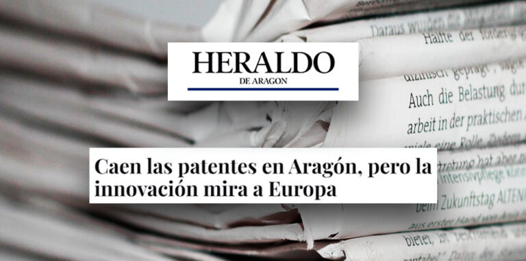 Heraldo de Aragón | Virginia Gómez comenta la caída experimentada por el número de solicitudes de patente argonesas
