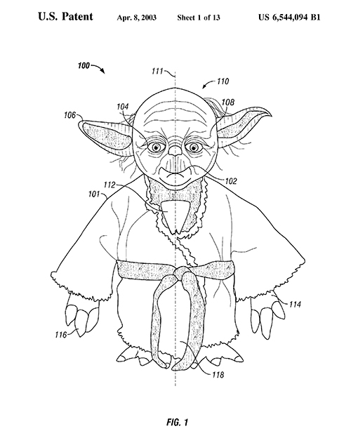 Patents Design Star War Yoda