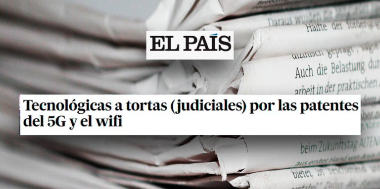 El País | Fernando Prieto colabora en un reportaje sobre patentes esenciales