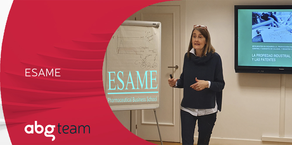 ABG IP colabora con ESAME en la formación de profesionales de la industria farmacéutica