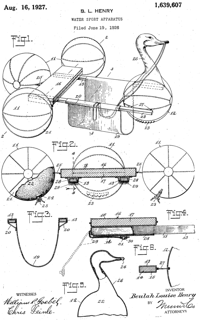 Drawin on Belulah Hery Patent