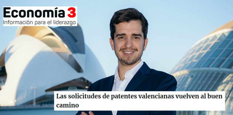 Lee más sobre el artículo Economía 3 | Jorge Ibor firma una tribuna sobre las solicitudes de patentes europeas presentadas por organizaciones valencianas