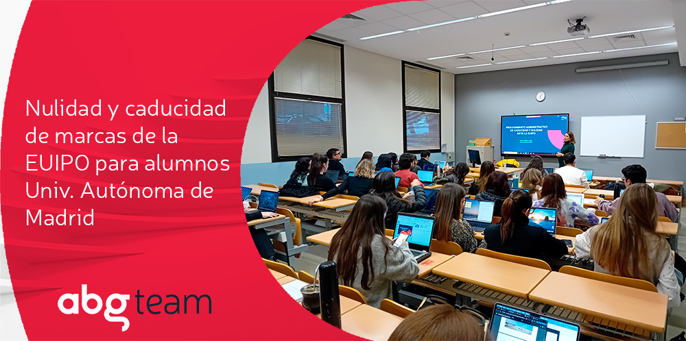 Nuestra asesora de marcas Inés Cantero participa en el Máster de PI y Nuevas Tecnologías de la Universidad Autónoma de Madrid