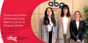 Tres noves associades a ABG IP: Gemma Muruáis, Beatriz García y Virginia Gómez
